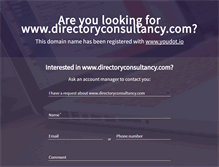 Tablet Screenshot of directoryconsultancy.com